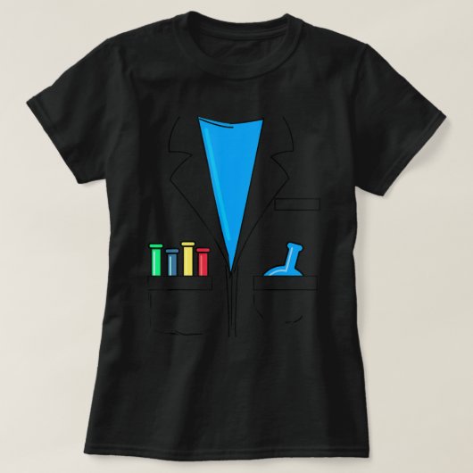 Mad Scientist Costume Nerd Chemistry Fun Science T-shirt (Design voorkant)