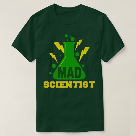 Mad Scientist Costume Nerd Chemistry Funny Science T-shirt (Design voorkant)