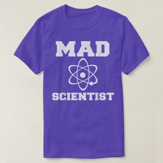 Mad Scientist Costume Nerd Chemistry Funny Science T-shirt (Design voorkant)