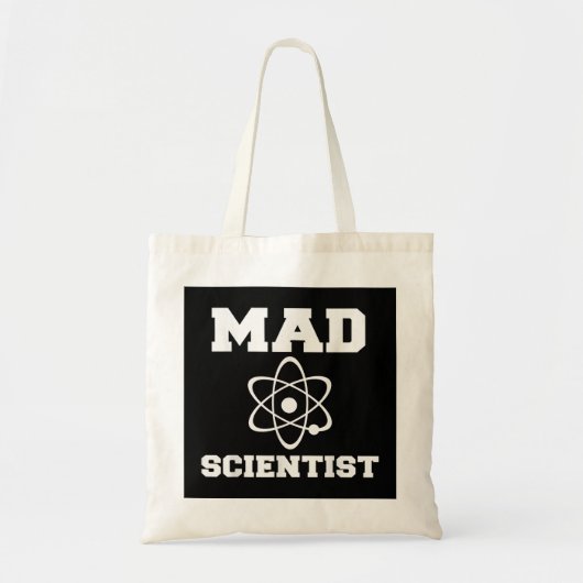 Mad Scientist Costume Nerd Chemistry Funny Science Tote Bag (Voorkant)