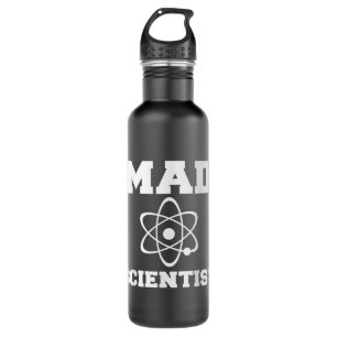 Mad Scientist Costume Nerd Chemistry Funny Science Waterfles