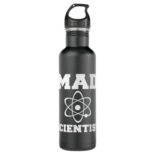 Mad Scientist Costume Nerd Chemistry Funny Science Waterfles (Voorkant)