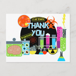 Mad Scientist Dank je Briefkaart