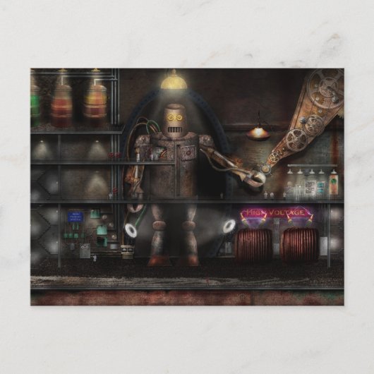 Mad Scientist - De Enforcer Briefkaart (Voorkant)