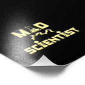 Mad Scientist Electric Science Beaker Foto Afdruk (Hoek)