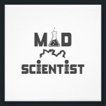 Mad Scientist Electric Science Beaker Foto Afdruk<br><div class="desc">Proclaimen je status als gek wetenschapper trots! compleet met een elektrische plasmaontladingslamp en een borrelen scheikundige bekerglas. Ideaal geschenk voor wetenschappelijke majors,  studenten,  docenten, </div>