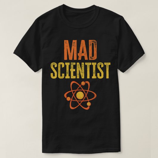 Mad Scientist Funny Chemistry Physics Nerd Science T-shirt (Design voorkant)