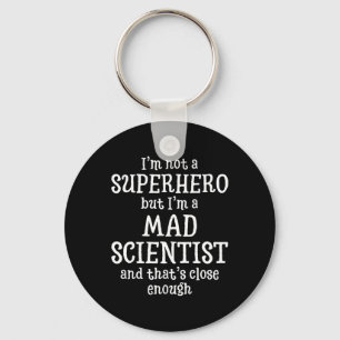 Mad Scientist Funny Halloween Party Sleutelhanger