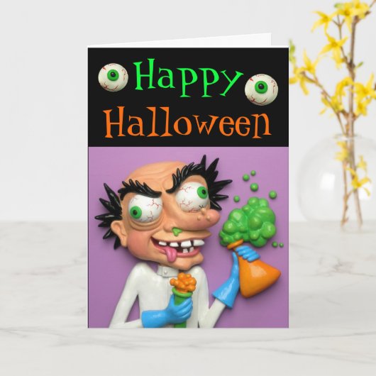 Mad Scientist Kaart (Gele Bloem)