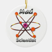 Mad Scientist Keramisch Ornament (Voorkant)