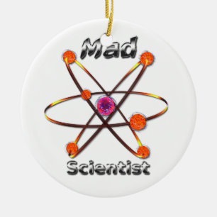 Mad Scientist Keramisch Ornament