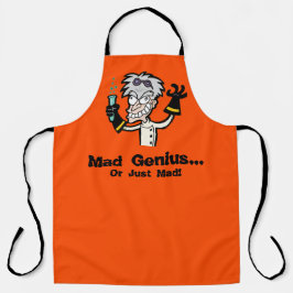 Mad Scientist Mad Genius Halloween All Over Print Schort