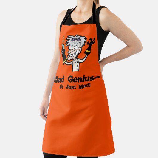 Mad Scientist Mad Genius Halloween All Over Print Schort (Insitu)