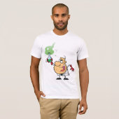 Mad Scientist Mannen T-Shirt (Voorkant volledig)
