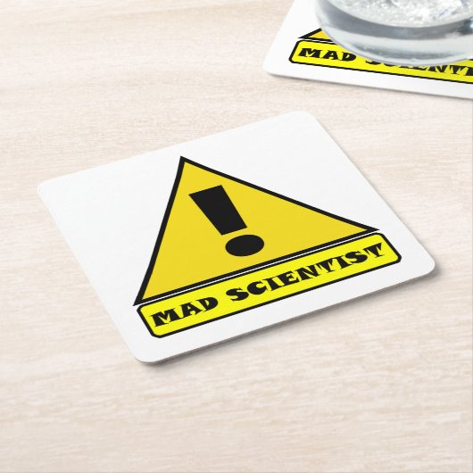 Mad Scientist Onderzetter (Schuin)