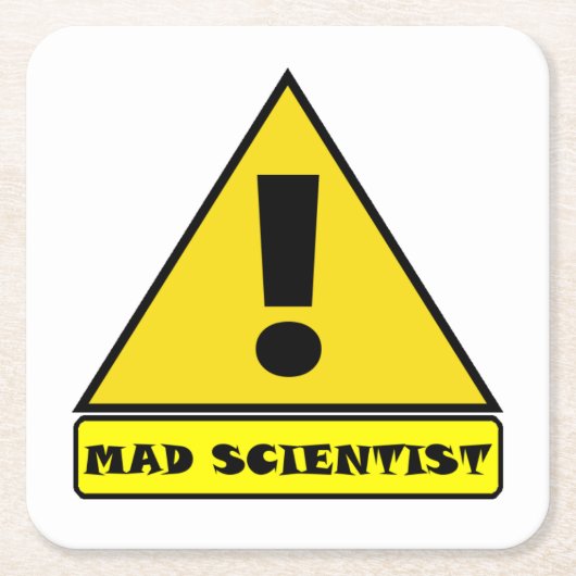 Mad Scientist Onderzetter (Voorkant)