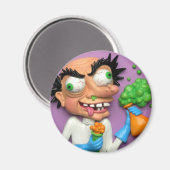Mad Scientist Party Magneet (Voorkant / Achterkant)