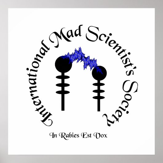 Mad Scientist Poster (Voorkant)