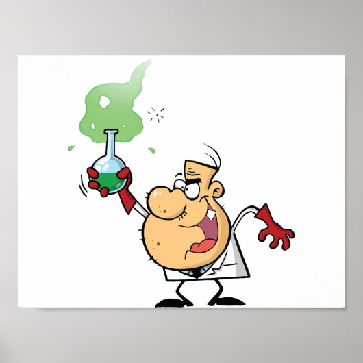 Mad Scientist Poster (Voorkant)