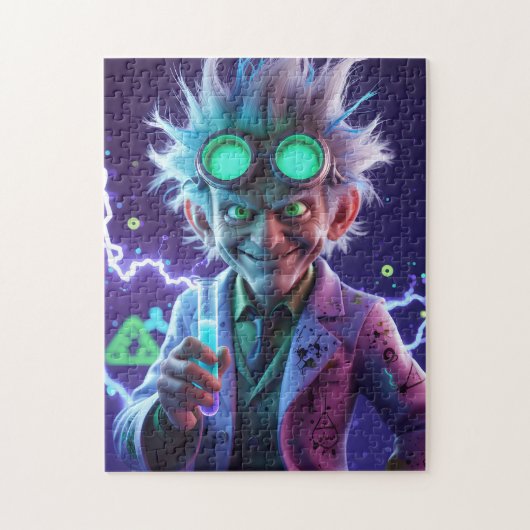 Mad Scientist Puzzel - Humoristische Lab Jigsaw (Verticaal)