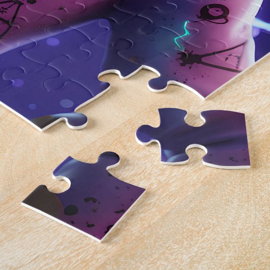 Mad Scientist Puzzel - Humoristische Lab Jigsaw Legpuzzel (Zijkant)