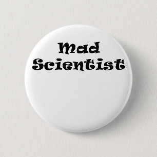 Mad Scientist Ronde Button 5,7 Cm
