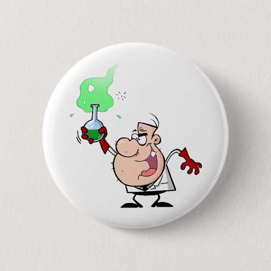 Mad Scientist Ronde Button 5,7 Cm (Voorkant)