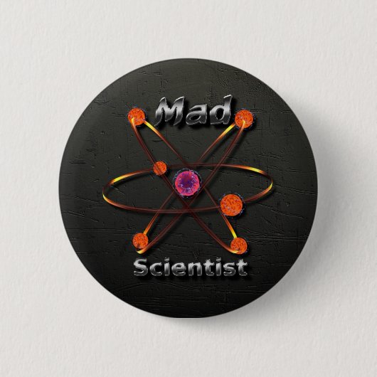 Mad Scientist Ronde Button 5,7 Cm (Voorkant)