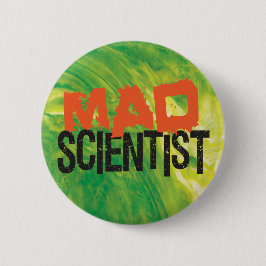 Mad Scientist Ronde Button 5,7 Cm