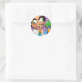 Mad Scientist Ronde Sticker (Tas)
