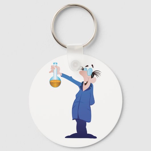 Mad Scientist Sleutelhanger (Voorkant)