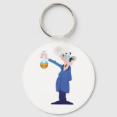 Mad Scientist Sleutelhanger (Achterkant)