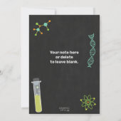 Mad Scientist Slime Birthday Experimental Party Kaart (Achterkant)