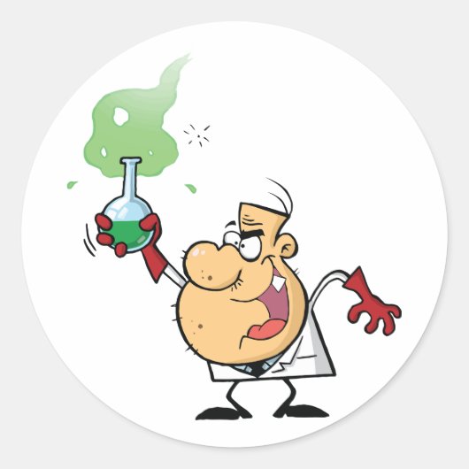 Mad Scientist Stickers (Voorkant)