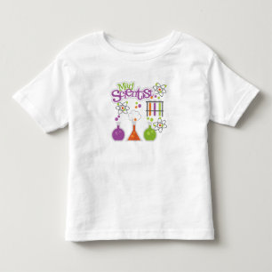Mad Scientist Toddler Kinder Shirts