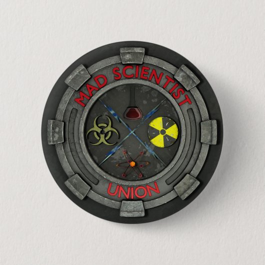 Mad Scientist Union Button (Voorkant)