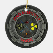 Mad Scientist Union Keramisch Ornament (Voorkant)