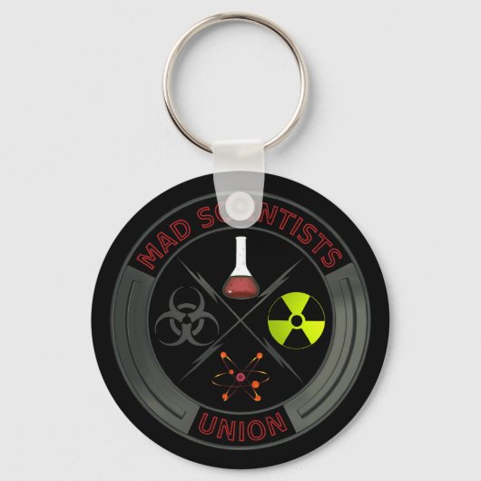 Mad Scientist Union Logo Sleutelhanger (Voorkant)