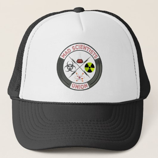 Mad Scientist Union Logo Trucker Pet (Voorkant)