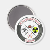 Mad Scientist Union Magneet (Voorkant / Achterkant)