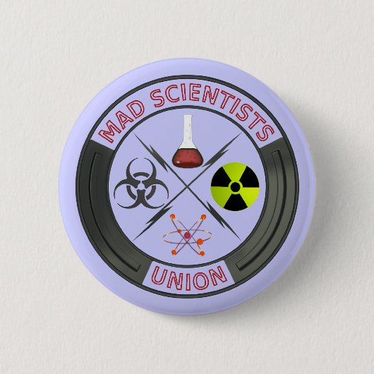 Mad Scientist Union Ronde Button 5,7 Cm (Voorkant)
