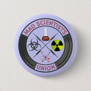 Mad Scientist Union Ronde Button 5,7 Cm
