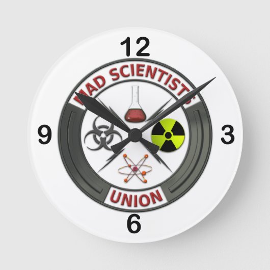 Mad Scientist Union Ronde Klok (Voorkant)