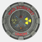 Mad Scientist Union Sticker (Voorkant)
