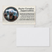 Mad Scientist Visitekaartje (Voorkant / Achterkant)