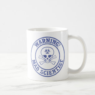 Mad Scientist Warning Koffiemok