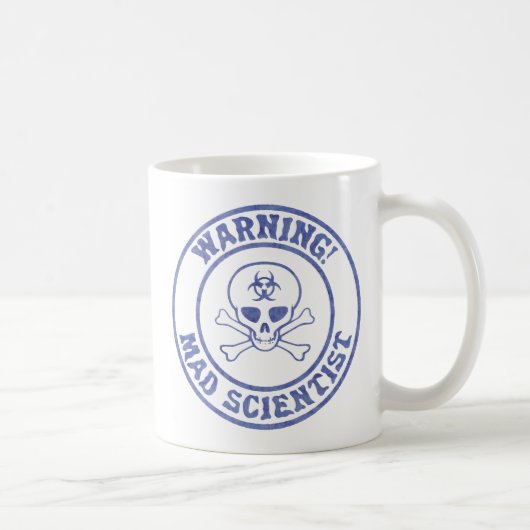 Mad Scientist Warning Koffiemok (Rechts)
