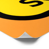 Mad Scientist Warning Sign Poster (Hoek)