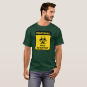 Mad Scientist Warning T-shirt (Voorkant volledig)