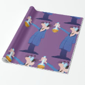 Mad Scientist Wrapping Paper Cadeaupapier (Uitgerold)